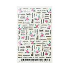 Körömmatrica - Lovely Words - Perfect Nails