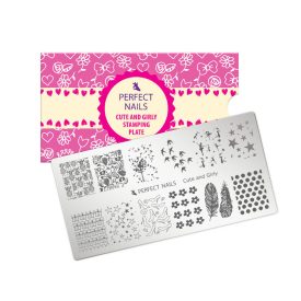 Körömnyomda Lemez - Cute & Girly - Perfect Nails