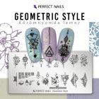 Körömnyomda Lemez - Geometric Style - Perfect Nails
