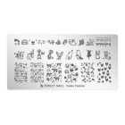 Körömnyomda Lemez - Happy Puppies - Perfect Nails