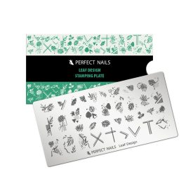 Körömnyomda Lemez - Leaf Design - Perfect Nails
