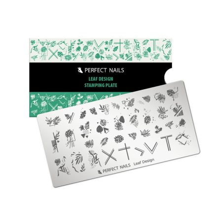 Körömnyomda Lemez - Leaf Design - Perfect Nails