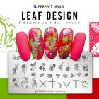 Körömnyomda Lemez - Leaf Design - Perfect Nails