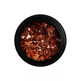   Metal Chrome Flakes - Körömdíszítő pehely - bronz (Sugar Mummy) - Perfect Nails
