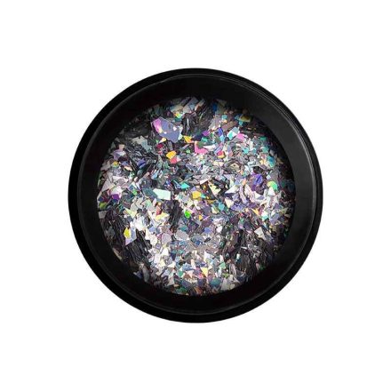 Wonder Flakes - Körömdíszítő pehely - Ezüst - Perfect Nails