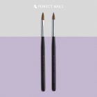 Porcelán Polygel Műkörömépítő Ecset - Wood Acryl - Professional #10 - Perfect Nails