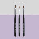 Porcelán Polygel Műkörömépítő Ecset - Wood Acryl - Regular #10 - Perfect Nails