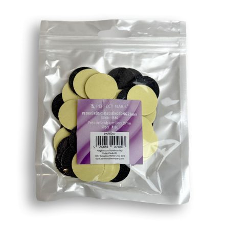Pedikűrös Csiszolókorong 25mm 50db - #180 - Perfect Nails