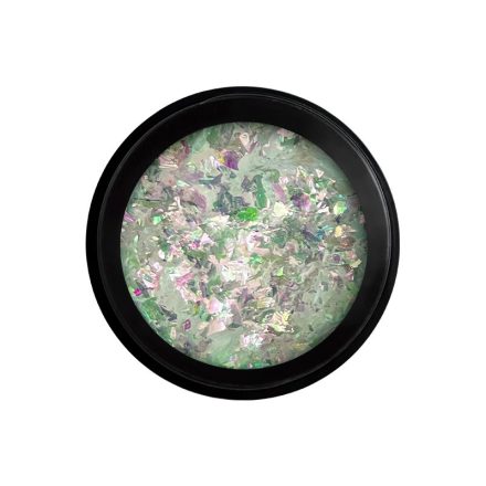 Light Flakes Körömdíszítő Pehely - White Crystal - Perfect Nails