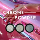 Mirror Chrome Powder - Körömdíszítő Tükörhatású Krómpor -  Aura - Perfect Nails
