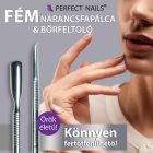 Fém narancsfapálca & bőrfeltoló - Perfect Nails