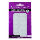 Szilikon Mosolyvonal sablon Reverse TIP Technikához - Orosz Extrém Francia - 12db - Perfect Nails