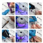 Szilikon Mosolyvonal sablon Reverse TIP Technikához - Orosz Extrém Francia - 12db - Perfect Nails