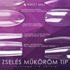 Full Coverage Gel Tip - Zselés Műköröm Tip Készletn 120db - Almond Short - Perfect Nails