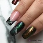 Full Coverage Gel Tip - Zselés Műköröm Tip Készlet 120db - Square Medium - Perfect Nails