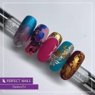Transzferfólia Készlet - Rainbow - 10db - Perfect Nails