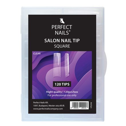 Salon Műköröm Tip készlet 120db - Square - Perfect Nails