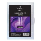 Salon Műköröm Tip készlet 120db - Coffin - Perfect Nails