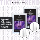 Salon Műköröm Tip készlet 120db - Coffin - Perfect Nails