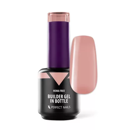 HEMA FREE Builder Gel in Bottle - Színezett üveges építőzselé 15ml - Cover Peach - Perfect Nails