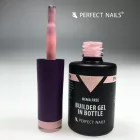 HEMA FREE Builder Gel in Bottle - Színezett üveges építőzselé 15ml - Sparkling Rose - Perfect Nails