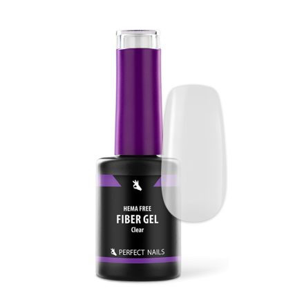 Fiber Vitamin Base Gel - Hema Free Erősített Gél Lakk Alap - Clear - 8ml - Perfect Nails