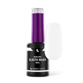   Elastic Milky Base Gel - Hema Free Erősített Gél Lakk Alap - Milky White - 8ml - Perfect Nails