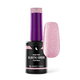   Elastic Cover Base Gel - Hema Free Erősített Gél Lakk Alap - Pink Shine- 8ml - Perfect Nails