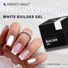 Pudding Cover Gel - Építőzselé - White 15g - Perfect Nails
