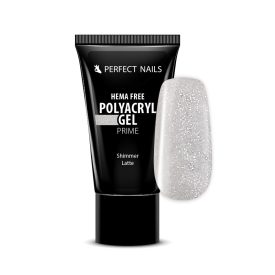   PolyAcryl Gel Prime - Hema Free Tubusos Polygel - Shimmer Latte 30g - Perfect Nails