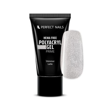 PolyAcryl Gel Prime - Hema Free Tubusos Polygel - Shimmer Latte 30g - Perfect Nails