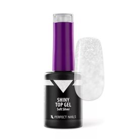 Shiny Top Gel - Soft Silver  - 8ml - Perfect Nails
