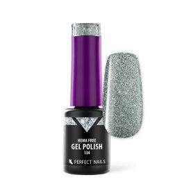 HEMA FREE Gél Lakk - 134 Glam Silver - 4ml - Perfect Nails