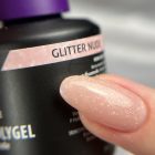 Liquid Polygel - Glitter Nude - 15ml - Perfect Nails