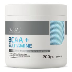 OstroVit BCAA + Glutamine 200g Orange