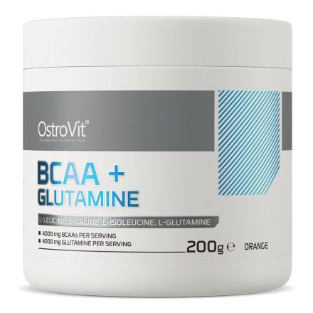 OstroVit BCAA + Glutamine 200g Orange