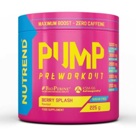 NUTREND Pump Preworkout 225g