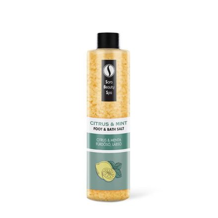 Citrus és Menta frissítő fürdősó és lábsó 330g