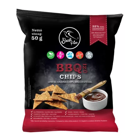 Szafi Free BBQ ízű chips (gluténmentes) 50g