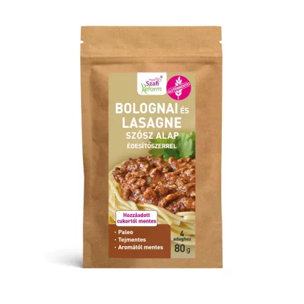 Szafi Reform bolognai és lasagne szósz alap édesítőszerrel 80g