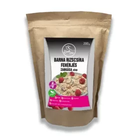   Szafi Free Barna rizscsíra fehérjés zabkása alap (gluténmentes, vegán) 200g