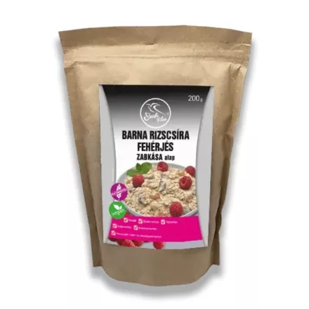 Szafi Free Barna rizscsíra fehérjés zabkása alap (gluténmentes, vegán) 200g