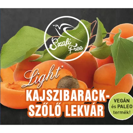 Szafi Free Kajszibarack-szőlő lekvár 350g
