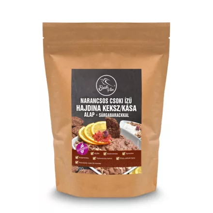 Szafi Free narancsos csoki ízű hajdina kása/keksz alap sárgabarackkal (gluténmentes) 200g