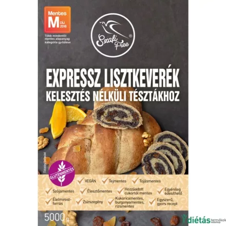 Szafi Free expressz lisztkeverék kelesztés nélküli tésztákhoz (gluténmentes) 5000g