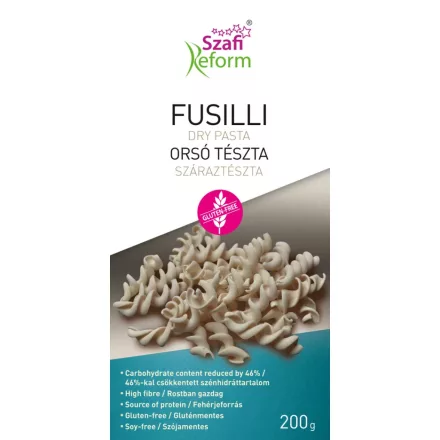 Szafi Reform Orsó - fusilli száraztészta (gluténmentes) 200g