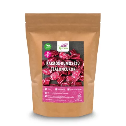 Szafi Reform Kakaós-rumos ízű szaloncukor 250g (gluténmentes)