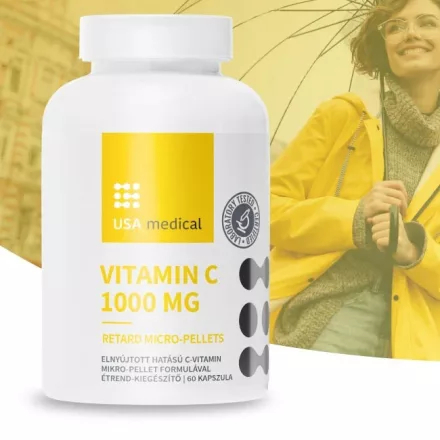 C-vitamin 1000 mg Retard 60 kapszula - USA medical