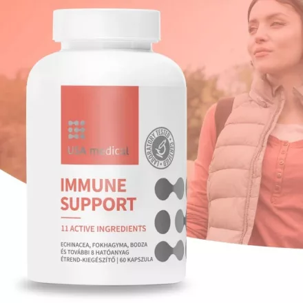 Immunerősítés gyógynövény kivonatokkal és vitaminokkal 60 kapszula - USA medical