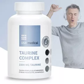 Taurin Komplex 1500 mg 90 kapszula - USA medical